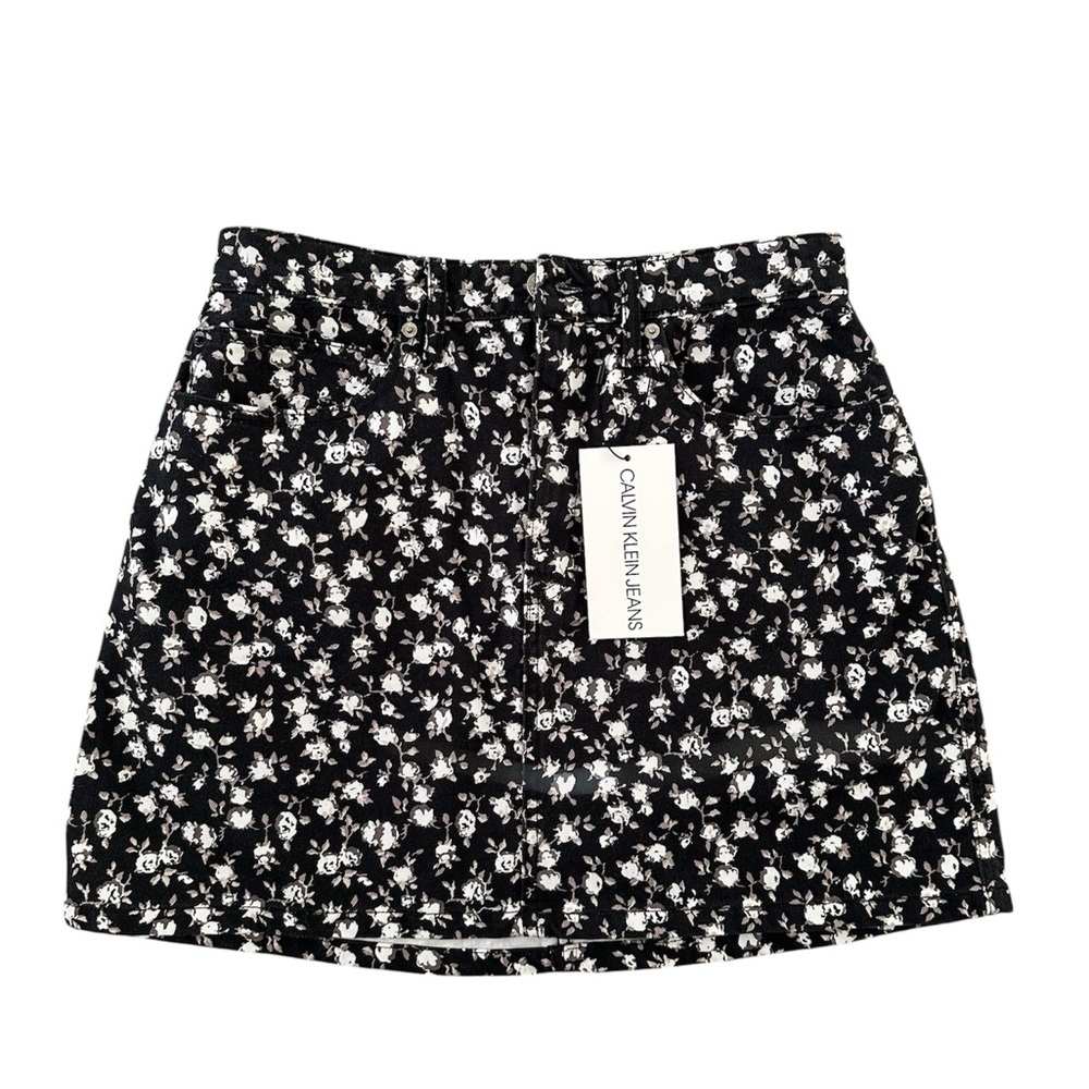 Calvin Klein Jeans High Rise Mini Skirt M